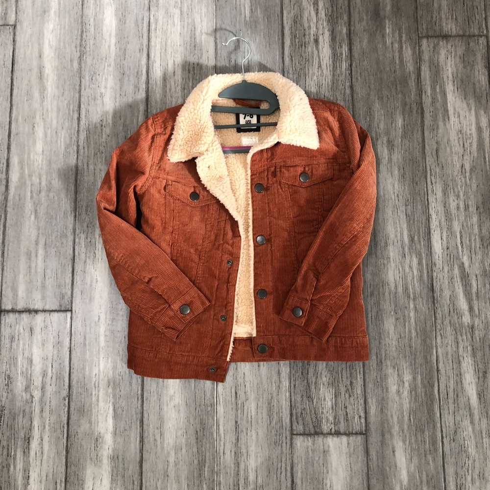 Kids Corduroy Sherpa Jacket